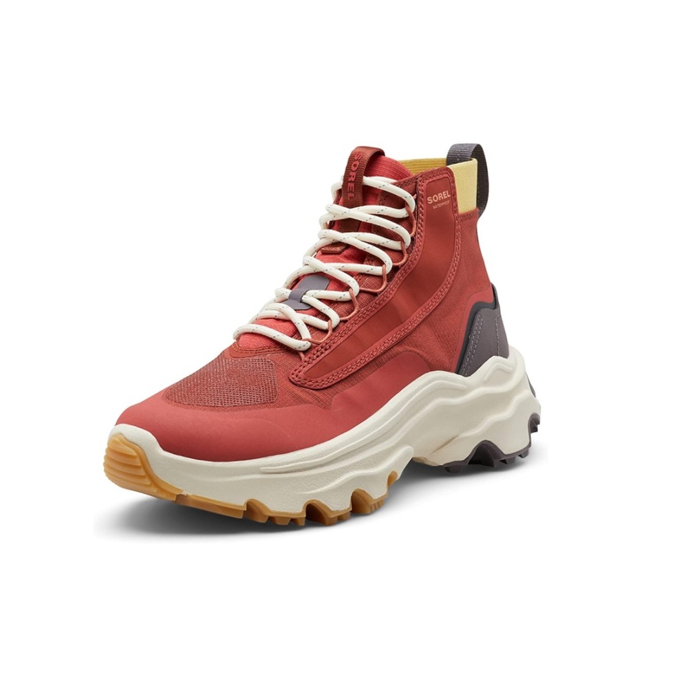 SOREL Warp Red Kinetic Breakthru Venture Mid Waterproof Shoe Women’s Size 9.5